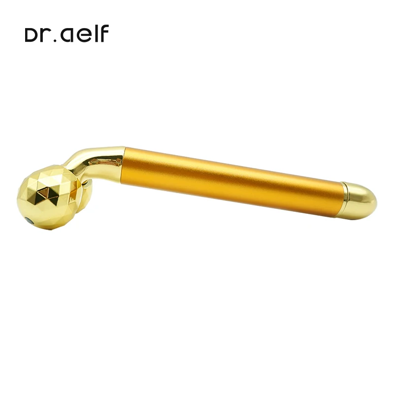 
Y Shape 24K Gold Facial Beauty Device Handy Massage Vibrating Bar 