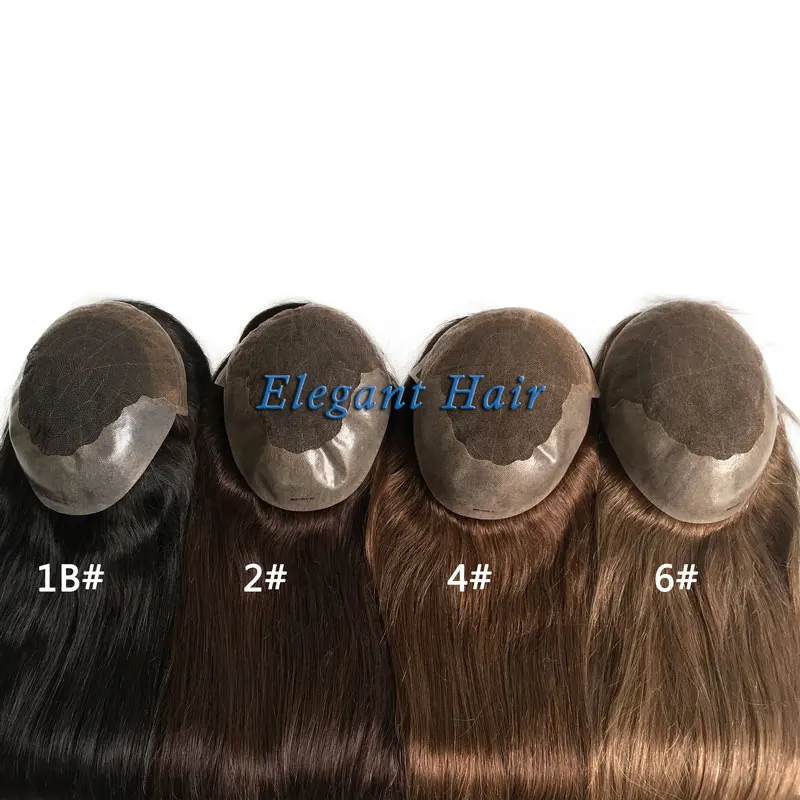 Stock Long Lair Length Human Hair Women Toupee
