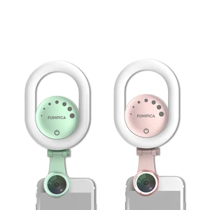Phone Camera Lens Kit LED Beauty Light