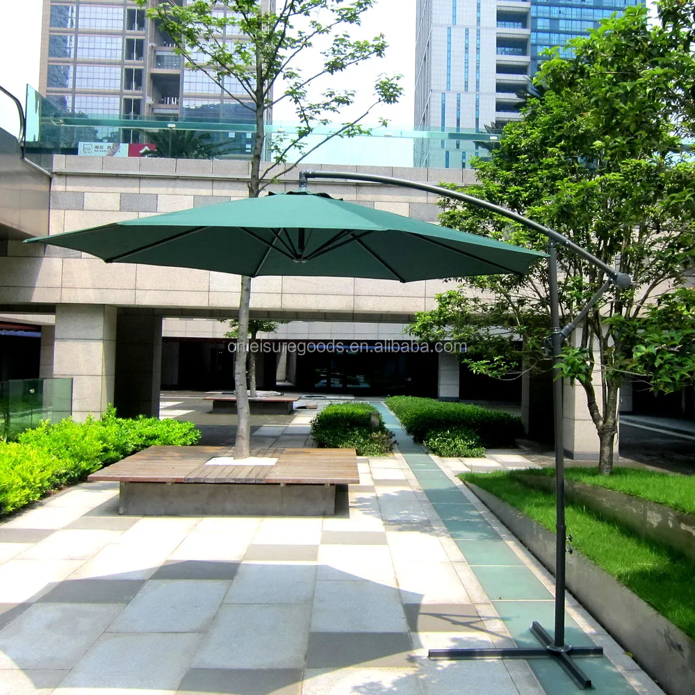 side pole garden umbrella