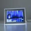Led ultra-thin crystal menu display lightbox slim crystal Desktop A4 LED Light box