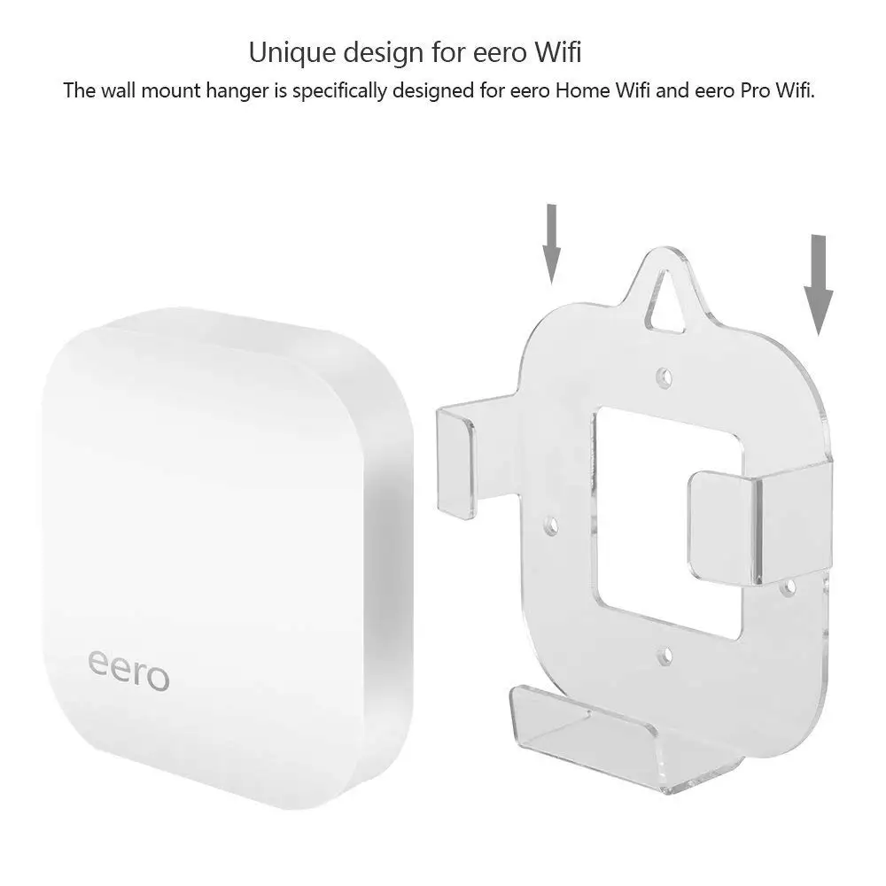 For eero Wifi Wall Mount Holder by Deeroll,Impro... Wall Mount Bracket for Eero