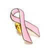 high quality breast cancer awareness enamel pins for walfare organizations