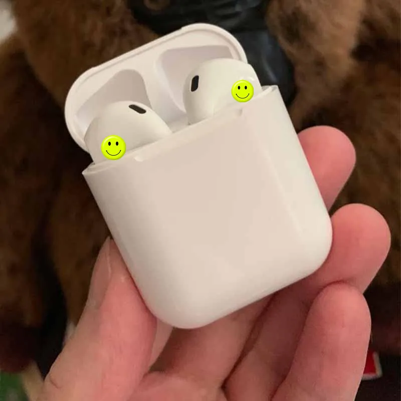 

Origin i100 tws wireless earphone sensor and popup function 1:1 size high sounds quality and long music time, White