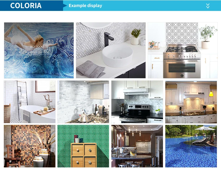 Natural Mother of Pearl Oyster Mini Brick Shell Mosaic Tile for Bathroom / Kitchen Backsplashes 12" X 12"