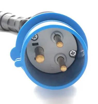 Good Quality 16A IEC 62196-2 EV Plug Type2 EV Portable Charger with Blue CEE Plug