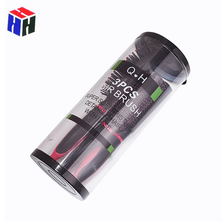 

plastic professional hairbrush set for supermarket