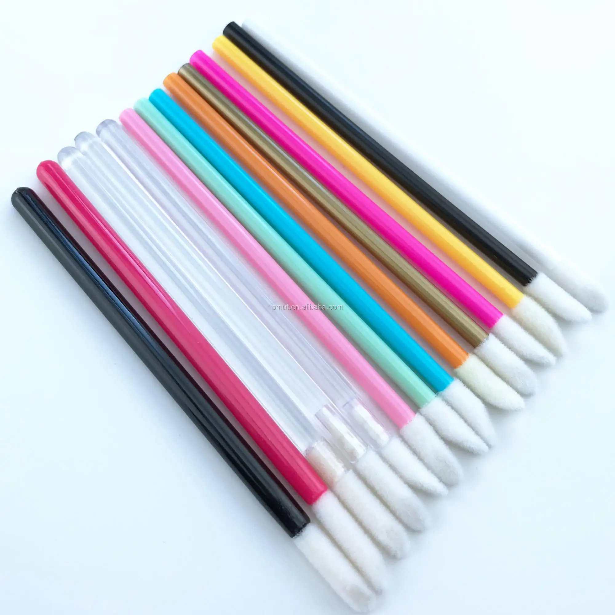 

Colorful Eyelash Cleaning or Lip Makeup white lint free disposable lip brush applicator