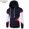 TONGYANG Tracksuit Men Slim Fit Male Sweatshirt Mens Hoodies Patchwork 2018 M-XXL Spring Autumn Fashion Hoodies Mens Sweatshirts