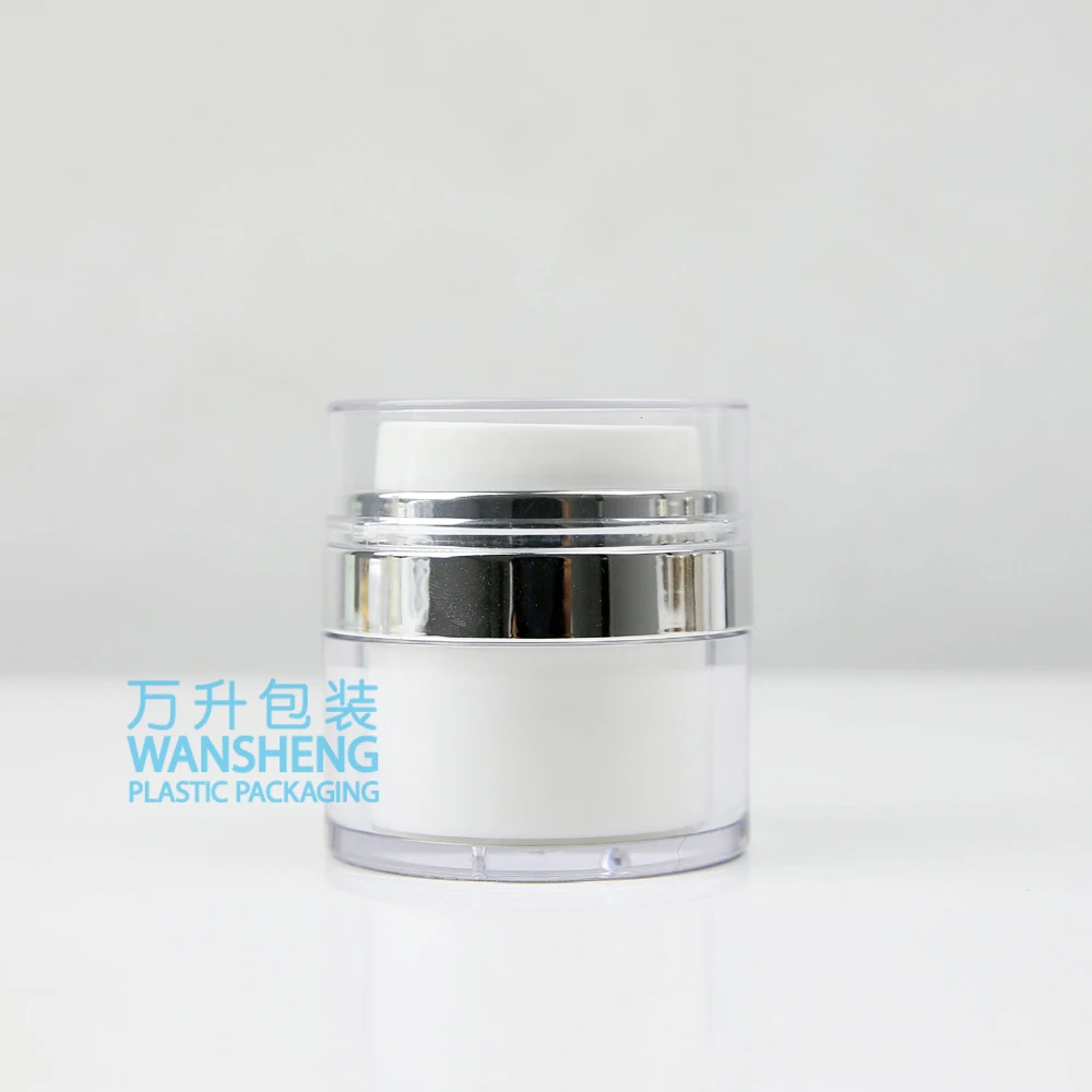 
Acrylic cosmetic jar Plastic cream airless pump jar in cheap price 