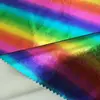 100d 4 way stretch foil printing fabric for jacket