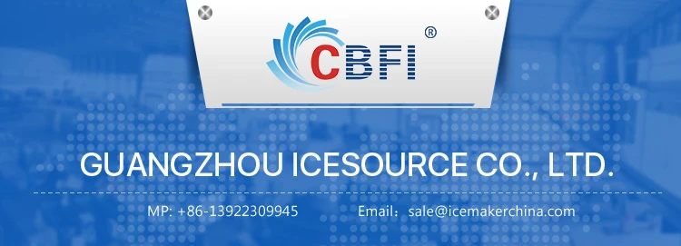 CBFI High capacity automatic square cube ice maker machine 1000kg