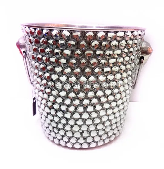 Stainless Steel Ice Bucket With Rhinestone Buy Hot Sale Barware,Ice