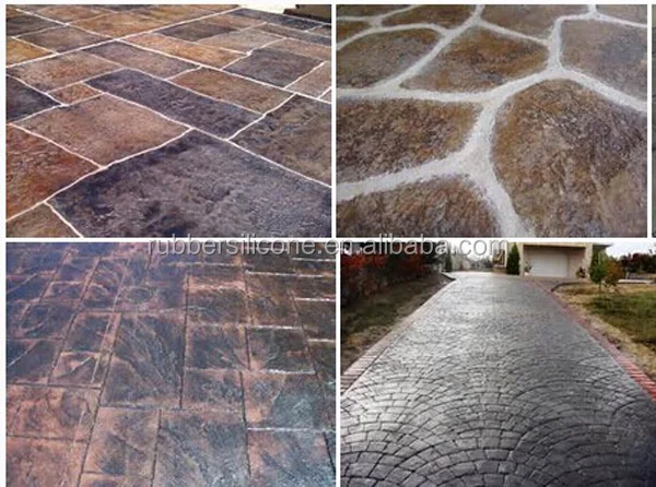 
Concrete Stamp Mold Making Liquid Polyurethane Rubber 