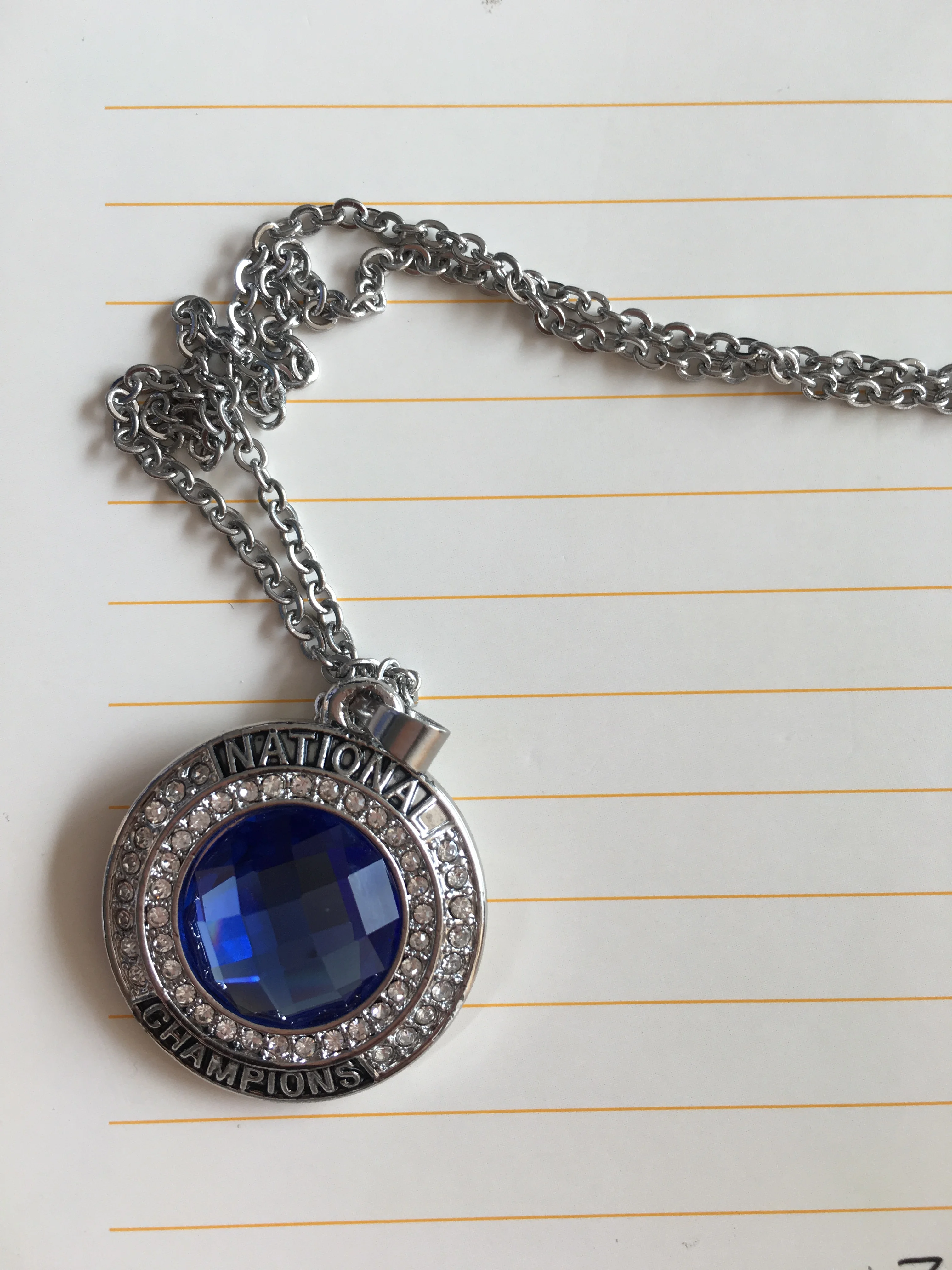 批发定制项链 usssa 运动合金冠军项链