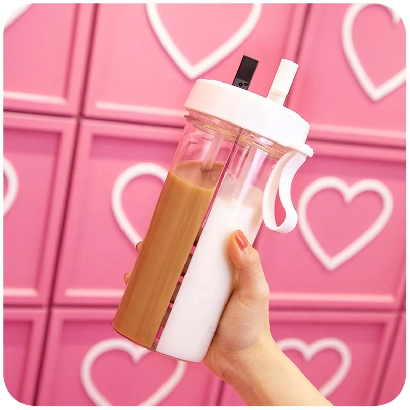 

Zogifts Custom logo plastic straw cup/16oz plastic cups with lids and straws, Color