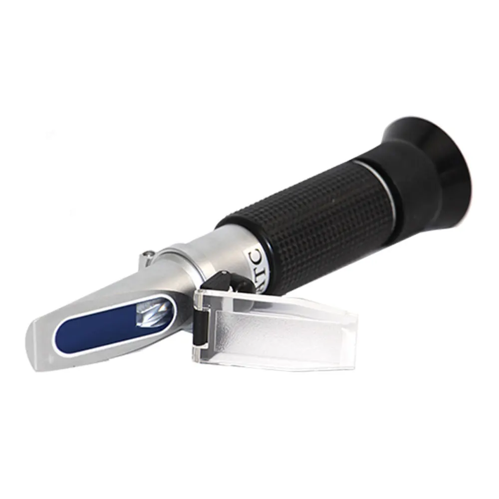 Flushzing Automotive Antifreez Refractometer Freezing Point Urea Adblue Battery Fluid Glass Water Tester Meter ATC Tool