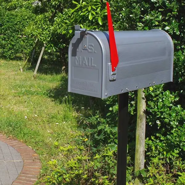 American magnetic stainless steel tin saleable electronic mailbox cover with lock