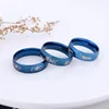 Punk personality skull feet print spider shaped stainless steel jewelry ring Smooth titanium steel ring for men