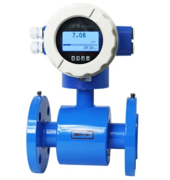 China LCD Digital water Electromagnetic Flow Meter sensor