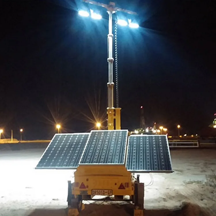 Mo-500 Portable Towable Diesel Generator Led Light Tower For Sale - Buy ...