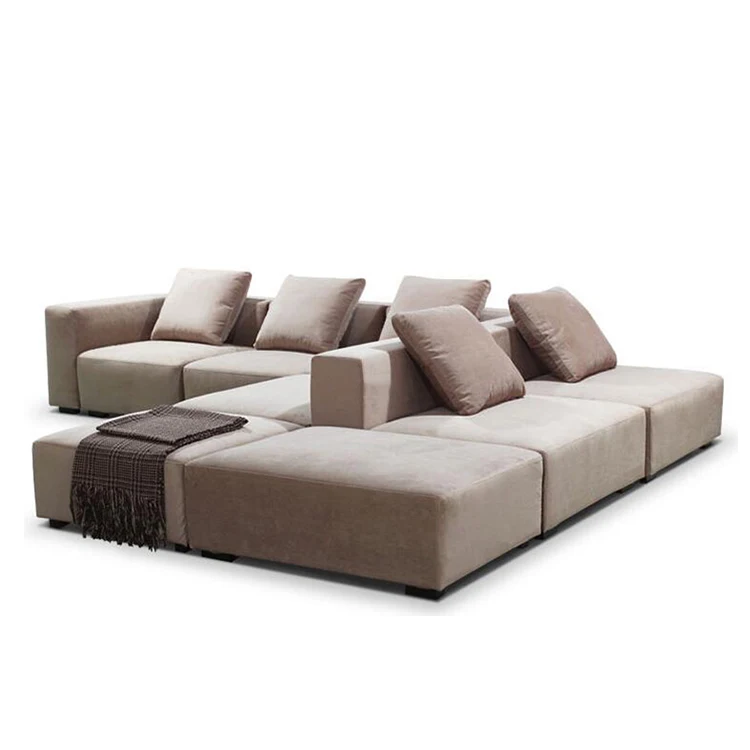 8 Piece Modular Reconfigurable Deep Seating Fabric Sofa Sectional 8 Piece Modular Reconfigurable Deep Seating Fabric Sofa Sectional