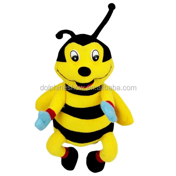 plush bee keychain