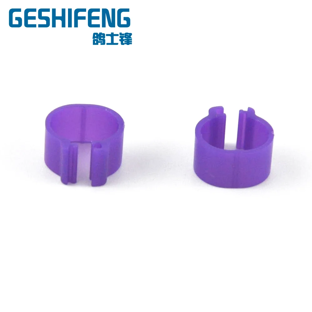 

1000pc free shipping open plastic clip ring bands numbered 1-100