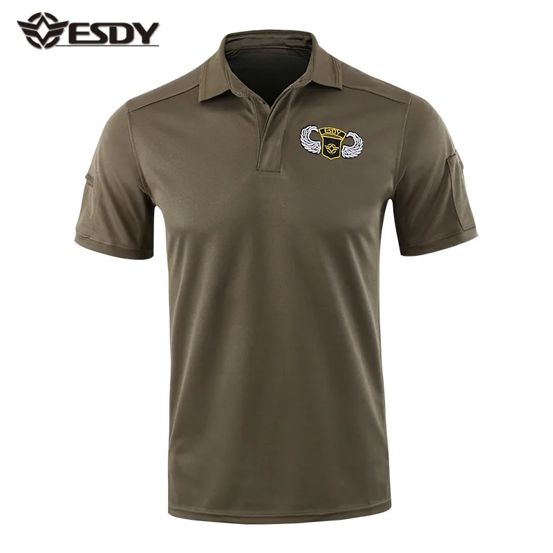 

ESDY polo shirt men's polo T-shirt Tactical Tshirt