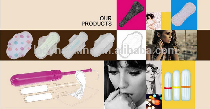 FDA GMP certificate individually wrapped applicator sanitary tampon