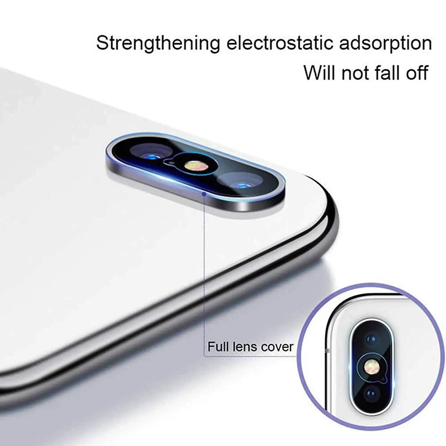 Rear Tempered Glass Camera Lens Protector Film Guard For iPhone XS Max X