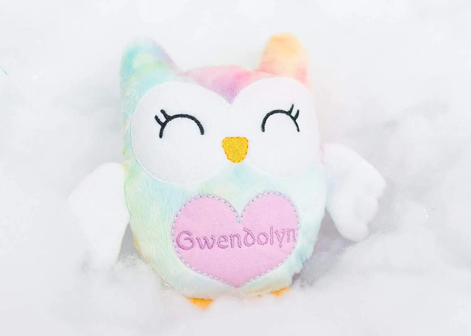 rainbow owl stuffed animal