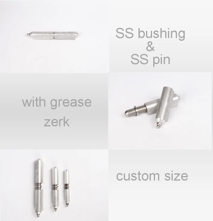 33/16inches Round Weld On Gate Aluminum Body Weld On Barrel Hinge For