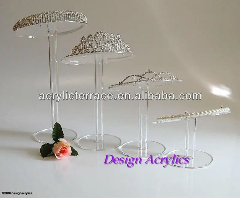 Fa1311012007wedding Acrylic Tiara Display/bride Cherish Tiara Display/headband Holder Buy