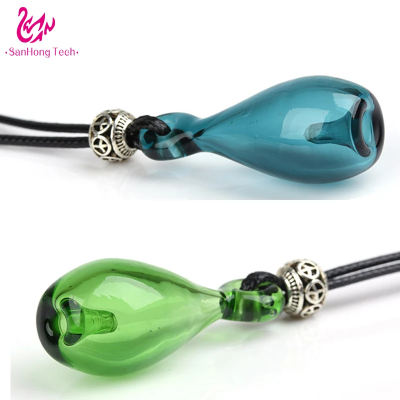 

Hot Sale Gifts Essential Oil DIY Perfume Life Necklace Pendant, Yellow;green;purple;orange;drak blue;pink;light bule