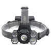 New Design 5 leds 5V USB Charging Port Rotating Zoom Function Headlamp