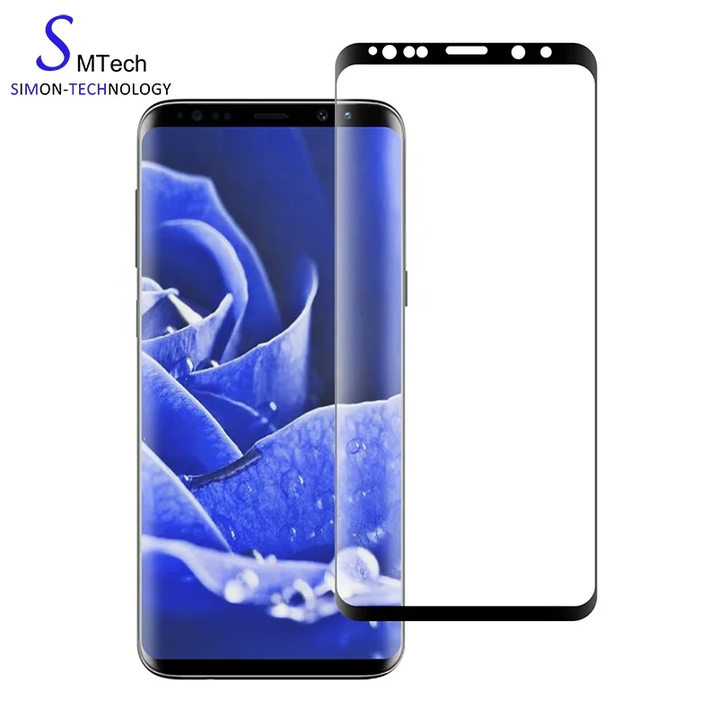 

For Samsung Galaxy film case friendly full glue full cover s8 plus curved Tempered Glass screen protector