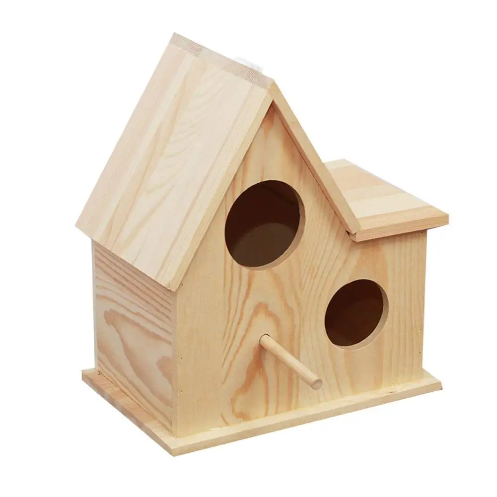 Parakeet Nest Box Budgie Nesting House Breeding Box for Lovebirds ...