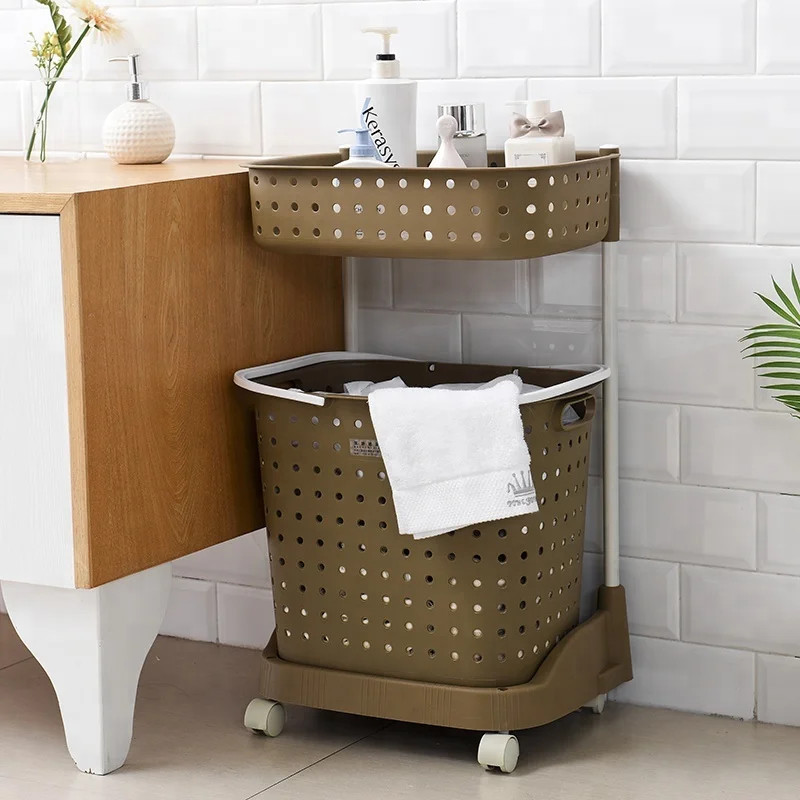 Plastic Basket Trolley For Laundry Sorting Buy Hospital Laundry