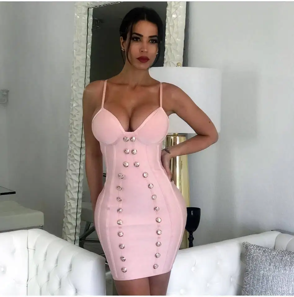 

New Design Women Celebrity Evening Bandage Party Bodycon Ladies Prom Dress