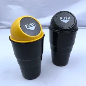 Image of Customized Colorful Mini Plastic Car Trash Can for Car