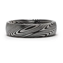 Blanc personnalis&eacute; damas acier anneau pour hommes hipster logo anneaux hommes &eacute;l&eacute;gant anneau cr&eacute;atif