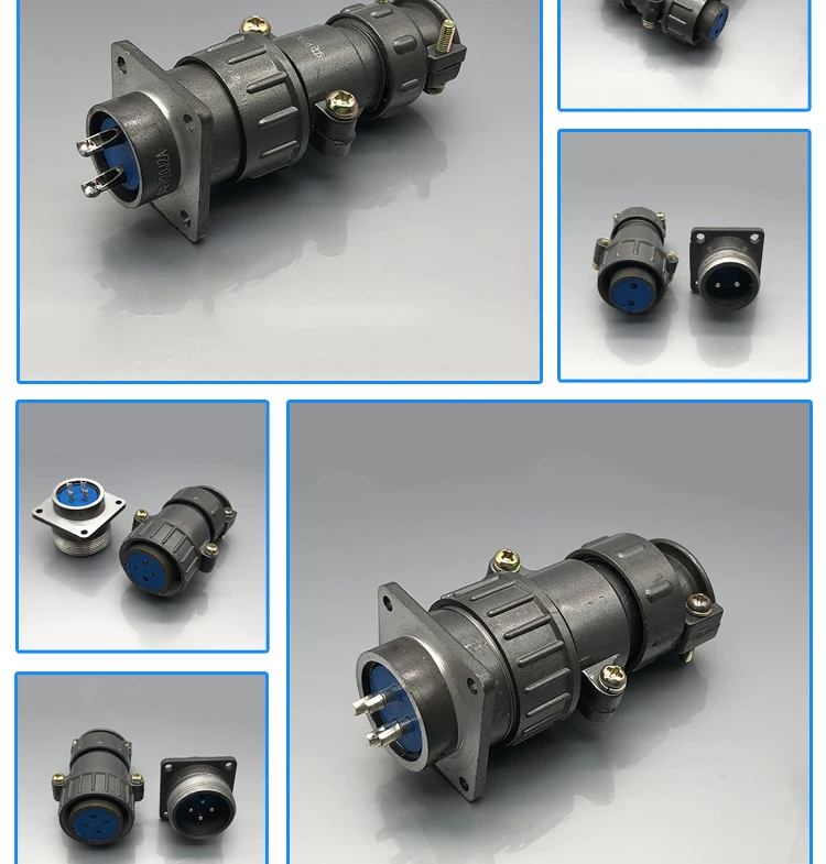 Round Electrical connections p type connector 