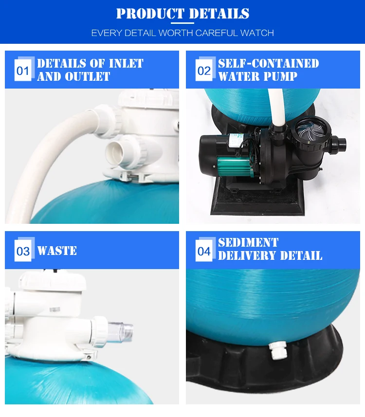 In Ground Pool Filters Pool Pump Prefilter Swimming Pool Sand Filter