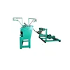 Diamond size mesh fully automatic double wire chain link fence machine