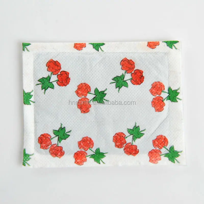
10*13cm last heating 12hours disposable rose essence body warmer heating patch 