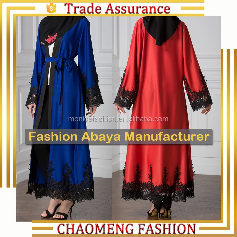 

1497# Fashion New Latest Designs Islamic Clothing Wholesale Embroidered Long Maxi Caftan Open Kimono Cardigan Abaya Dubai, Red;blue/customized