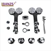 Bathroom glass sliding door system for shower door