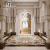 custom largest Italy flower waterjet marble tiles design floor pattern