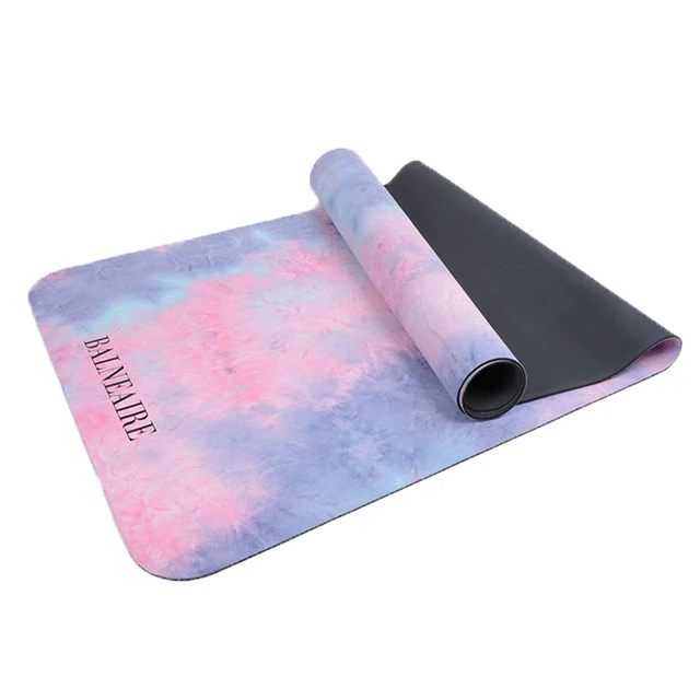 

Super quality cheap foldable suede microfiber yoga mat, Customized